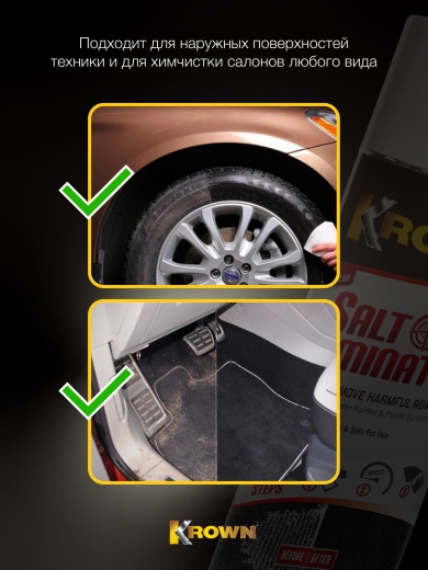 Моющее средство для удаления соли, аэрозоль 400 гр